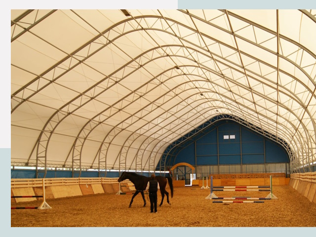 Строительство конных манежей в Барнауле