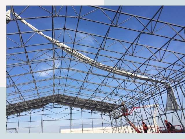 Шатровые ангары от 607 руб. в Барнауле и Алтайском крае