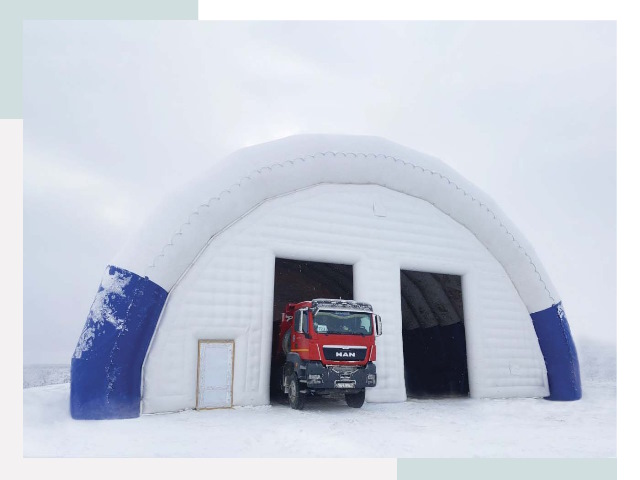 Мобильные ангары в Барнауле