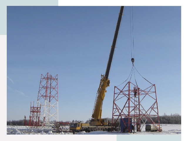 Монтаж вышек связи в Барнауле