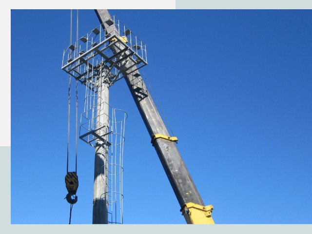 Монтаж осветительных мачт в Барнаул от 607 руб.