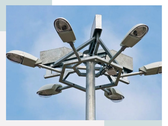 Монтаж осветительных мачт в Барнауле