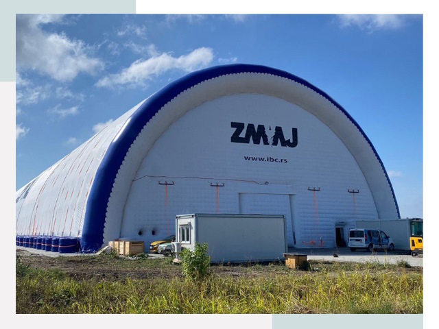 Брендирование ангаров в Барнауле