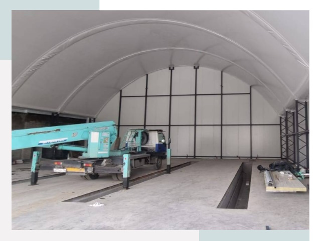 Внутреннее оснащение ангаров в Барнауле