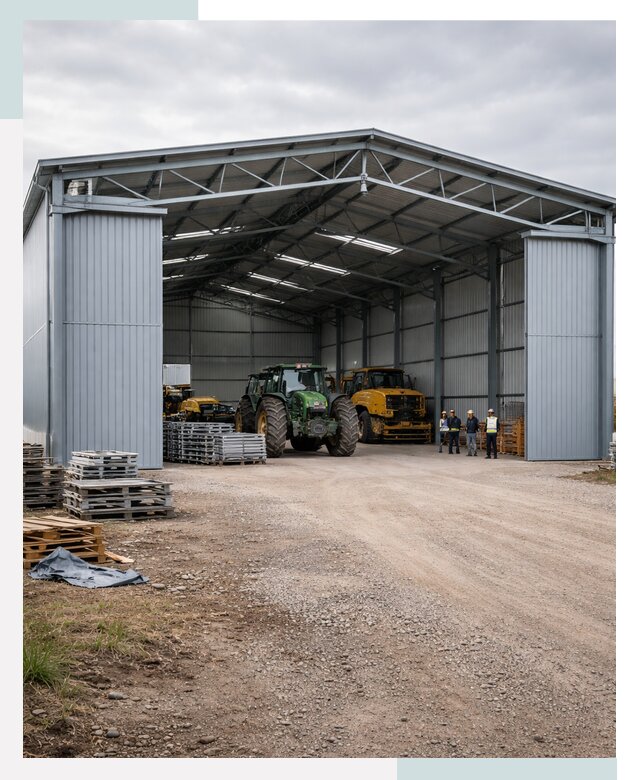 Ангары для сельхозтехники в Барнауле от 20232 р. | СтальСтрой-Брн