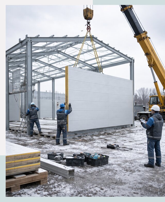 Строительство холодильных складов под ключ в Барнауле