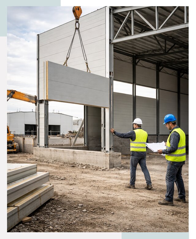 Склад из сэндвич панелей под ключ в Барнауле от 9610 р. | СтальСтрой-Брн